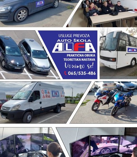 Auto škola ALFA - vozila i simulator